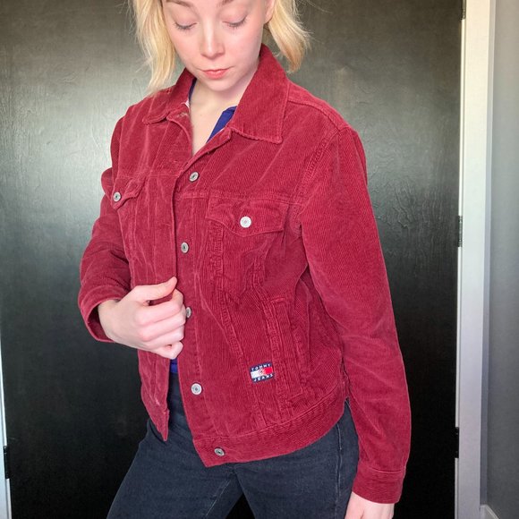 Tommy Jeans Corduroy Jacket Size Medium - Picture 3 of 11